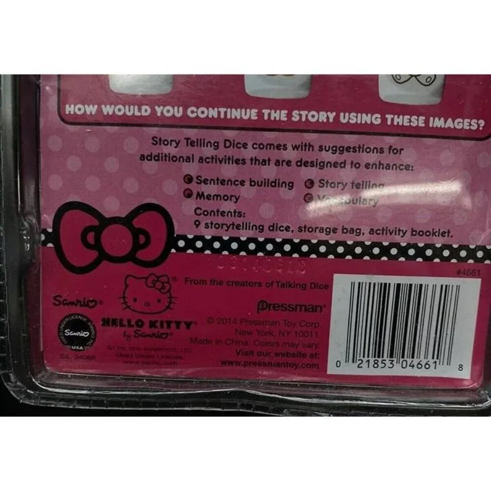 Hello Kitty Story Telling Dice Sanrio 9 Dice 54 Images